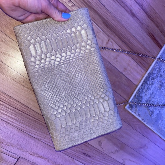 BORSE in Pelle Italian Vintage Snakeskin Purse - Picture 9 of 12